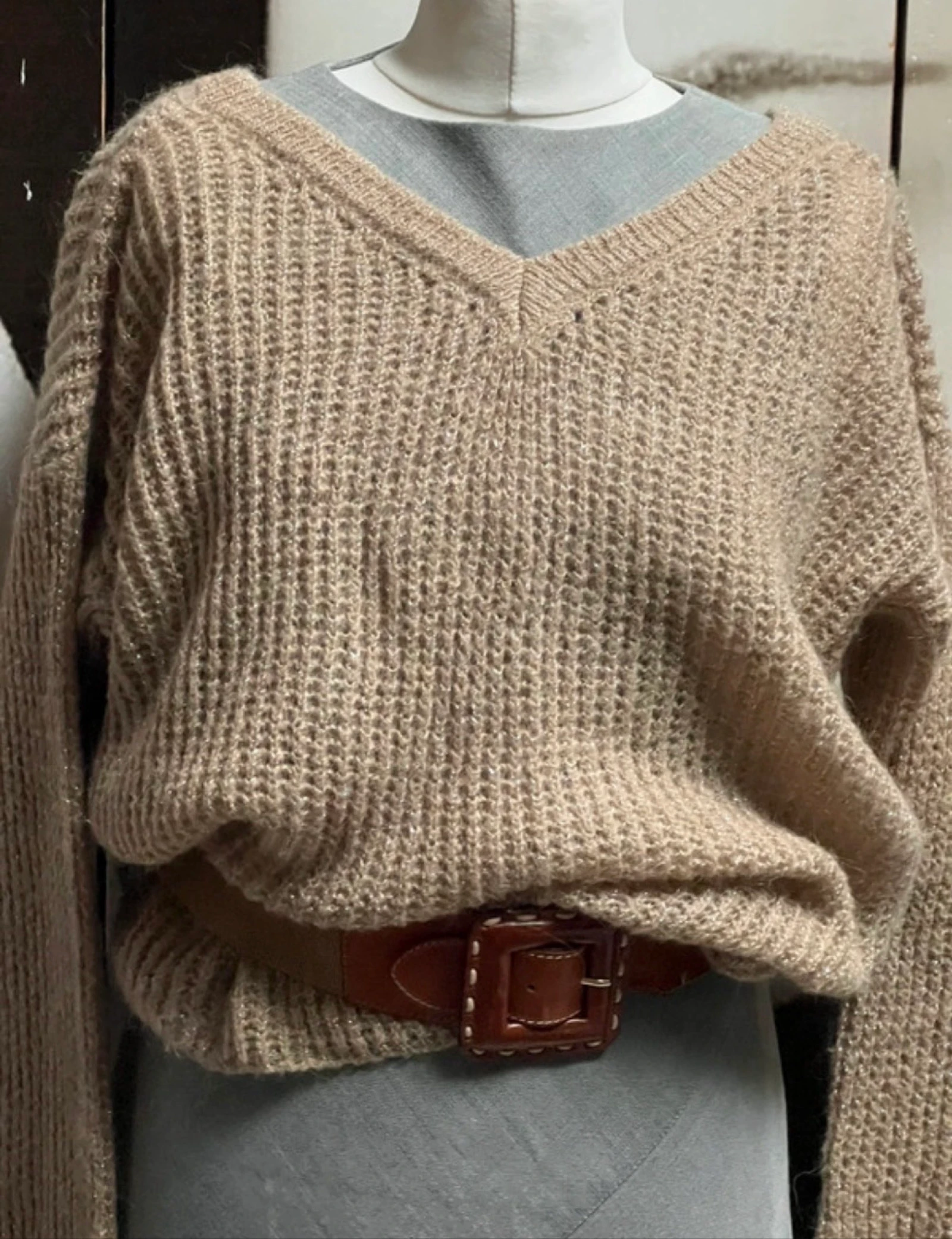 Garçonne pull mohair kid et polyamide  – photo 2
